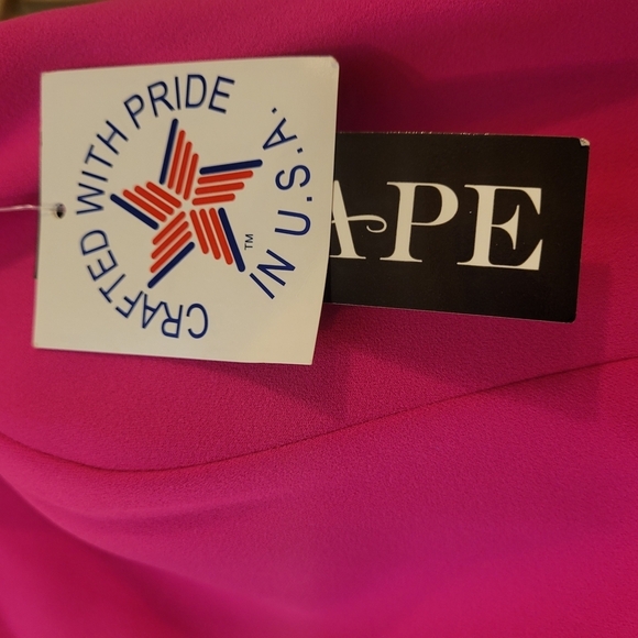 Xscape Women's Petite Evening Asymmetric Dress Size 14 - Picture 8 of 12